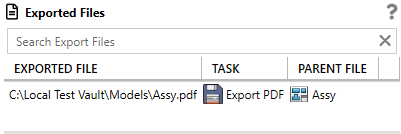 Exported Files